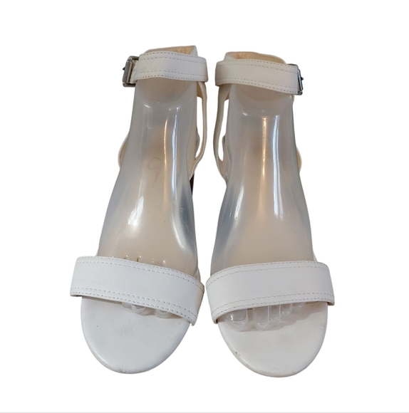 Jessica Simpson White Wedge Sandals  Cristabel Sandals Size 9.5 - Picture 2 of 12